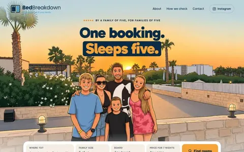 The Bed Breakdown homepage